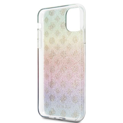 Guess 4G Peony Electroplated Pattern - Etui iPhone 11 Pro Max (tęczowy) na Arena.pl
