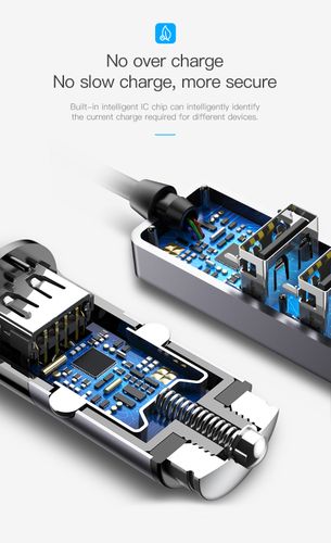 ŁADOWARKA SAMOCHODOWA BASEUS ENJOY TOGETHER 4X USB na Arena.pl