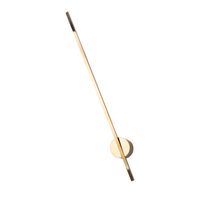 Złota LAMPA ścienna SPIDER W0297 Maxlight metalowy kinkiet LED 8,4W 3000K do łazienki IP44 złoty