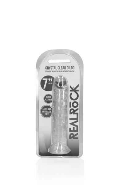 Straight Realistic Dildo With Suction Cup - 7'' / 18 zdjęcie 4