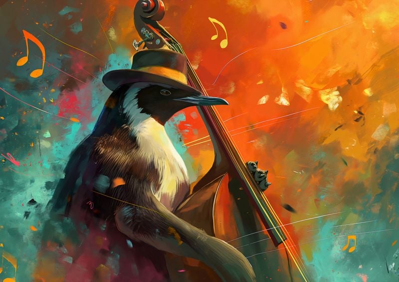 Plakat 84,1x59,4cm Pingwinia Nuta zdjęcie 1