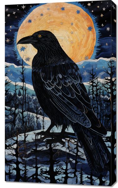 Obraz 60x100cm Kruczy Mąciciel zdjęcie 1