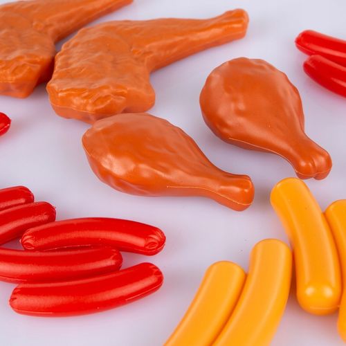 KINDERPLAY PLASTIKOWE WARZYWA OWOCE DO KUCHNI DLA DZIECI 120 elementów na Arena.pl