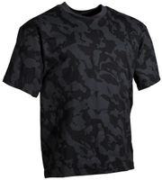 Koszulka US night- camo czarna szara 170 g / m²