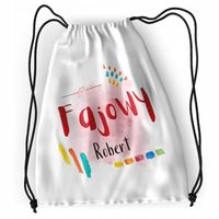 Plecak Dla Roberta Sportowy Szkolny Worek Torba Z Nadrukiem Ze Zdjęciem