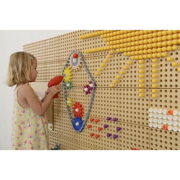 MASTERKIDZ Koła Zębate i Łańcuch 79 El. Zbuduj Własny Mechanizm Do Tablic STEAM zdjęcie 4