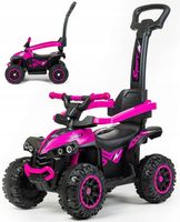 Jeździk dla dziecka pchacz QUAD Baby Mix Rączka prawadzenia interaktywny