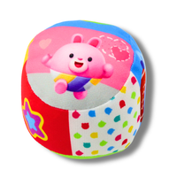 DLA DZIECI MIĘKKA PIŁKA Z GRZECHOTKĄ