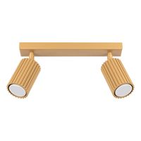 Plafon KARBON 2 złoty