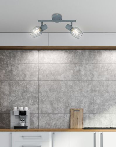 Viking listwa 2x40W E14 szary na Arena.pl