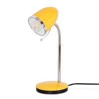 Żółta lampa stołowa Kajtek K-MT-200 do pokoju regulowana