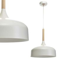 LAMPA wisząca TAYLOR MLP6217 Milagro skandynawska OPRAWA metalowy ZWIS kopuła biała