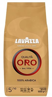 NEW!!! NOVA KAWA ziarnista LAVAZZA Qualita Oro 1000 g zdjęcie 1