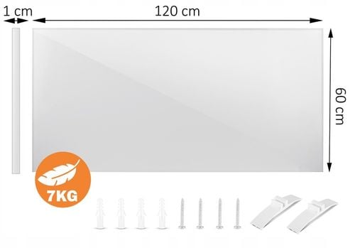 Grzejnik na podczerwień promiennik podczerwieni 720W BERDSEN + nogi na Arena.pl