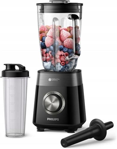 Blender kielichowy Philips Serii 5000 1200 W 2 L HR3031/00 czarny + BIDON na Arena.pl