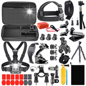 Zestaw 52W1 Akcesoria walizka do kamer sportowych GOPRO 13 12 11 10 9 8 7 6