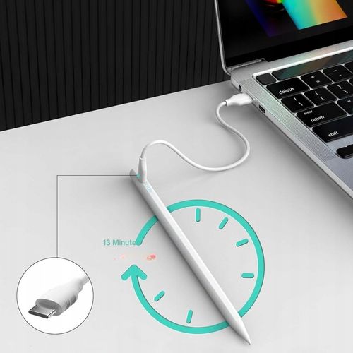 Rysik do iPada Pro 13" 11", 12,9", 10/9/8/7/6, Mini, Air (2018-2024), biały na Arena.pl