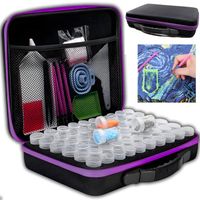 Akcesoria do haftu diamentowego diamond painting w walizce - zestaw