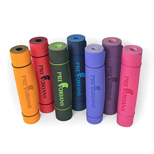 Mata Do Ćwiczeń Fitness Yogi 6Mm Tpe Pretorians Zielona na Arena.pl