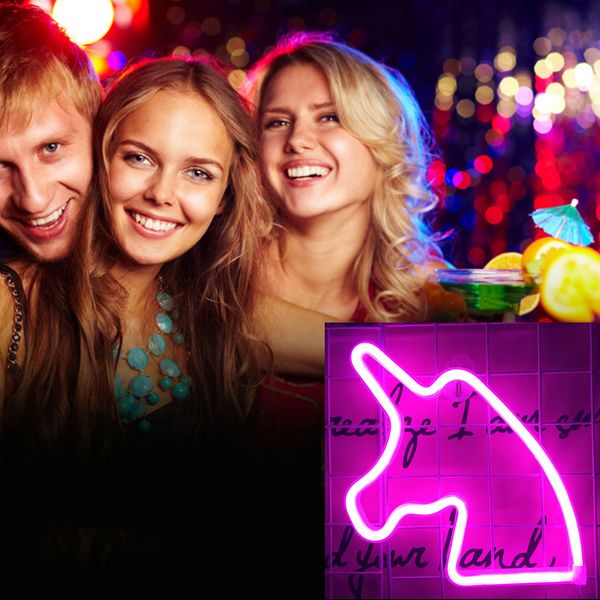 Neon Led Heckermann Wiszący Jednorożec zdjęcie 3