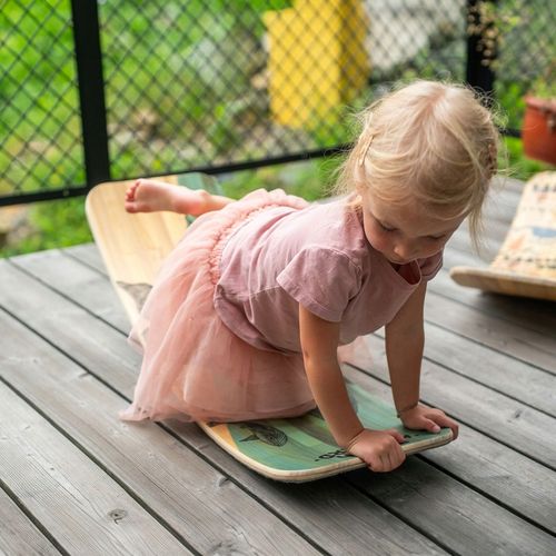 Switch Deska do balansowania z filcem dla dzieci 85cm bujak bezpieczna na Arena.pl