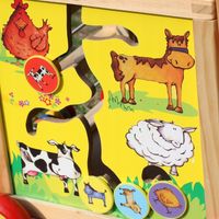 Chodzik drewniany pchacz edukacyjny sorter 7w1 kostka manipulacyjna zabawa