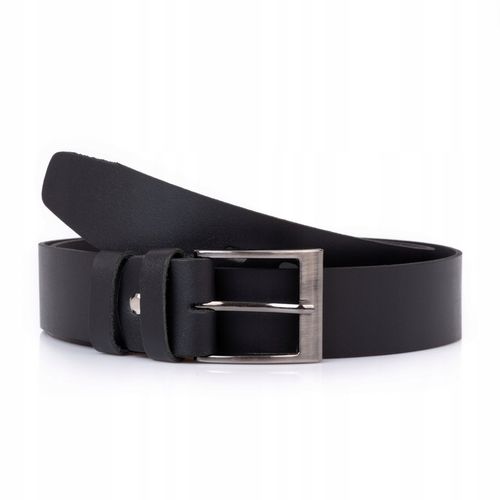 SEPHER Pasek skórzany AUTHENTIC męski CZARNY jeans na Arena.pl