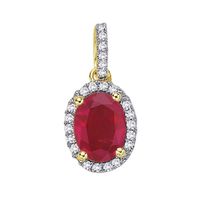 Złoty wisiorek WZD3853 - Diament