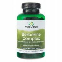 Berberyna Swanson Complex Cynamon Kozieradka Cukrzyca Metabolizm 90 kaps