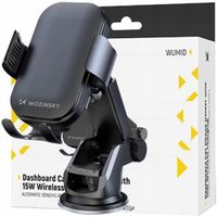 uchwyt wozinsky wumid na telefon z ładowarką indukcyjną 15w na deskę