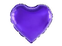 Balon foliowy serce, fioletowe, 45 cm (18 cali) [balon na hel]