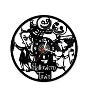 Zegar ścienny z płyty winylowej Halloween 30.13