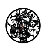 Zegar ścienny z płyty winylowej Halloween 30.13