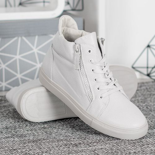 Białe Trampki Na Platformie r.38 na Arena.pl