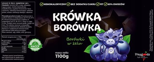 Frużelina FIT Borówka | Dżem bez Cukru Keto 80% PUSZKA XXL 1.1kg na Arena.pl