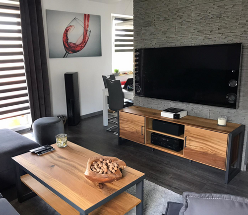 Ława dębowa Loft dąb dziki na Arena.pl