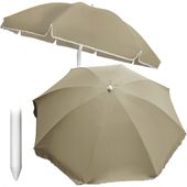 parasol ogrodowy plażowy na balkon taras łamany z falbaną 240 cm