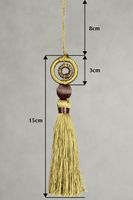 Sznur dekoracyjny do zasłon oliwkowy