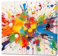 Obraz 90x90cm Eksplozja Kreatywności