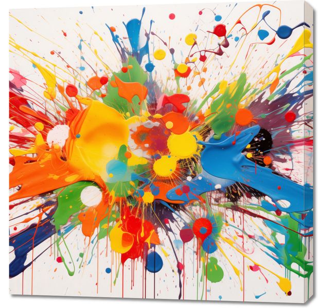 Obraz 90x90cm Eksplozja Kreatywności zdjęcie 1