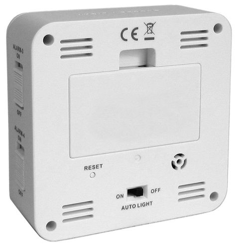 Budzik LAVVU LAR0010 Termometr Sensor Light 4 alarmy DCF77 na Arena.pl