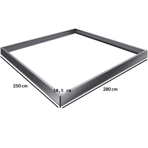 Fundament do szklarni 280x250 11,38m2 na Arena.pl