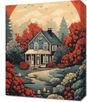 Obraz 40x50cm Idylla Rustykalna