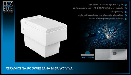 Ceramiczna misa wc VIVA na Arena.pl