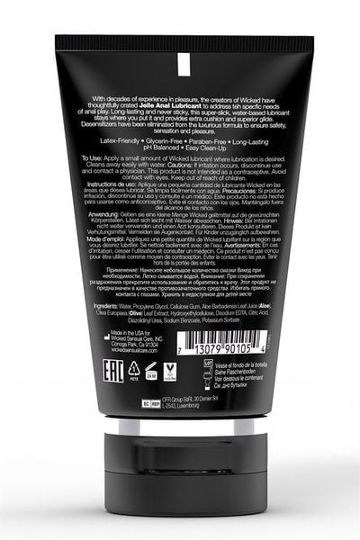 Wicked Jelle Anal Lubricant 120Ml zdjęcie 2