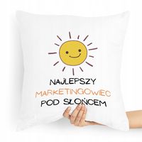 Prezent Poduszka Dla Margetingowca Marketing Z Nadrukiem Ze Zdjęciem