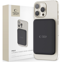 tech-protect pb10 lifemag magsafe power bank 5000mah black