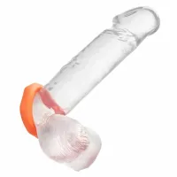 calexotics alpha sexagon ring silikonowy pomarańczowy elastyczny