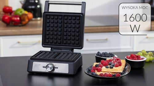 Gofrownica MPM MGO-41/C 1600 W czarny na Arena.pl