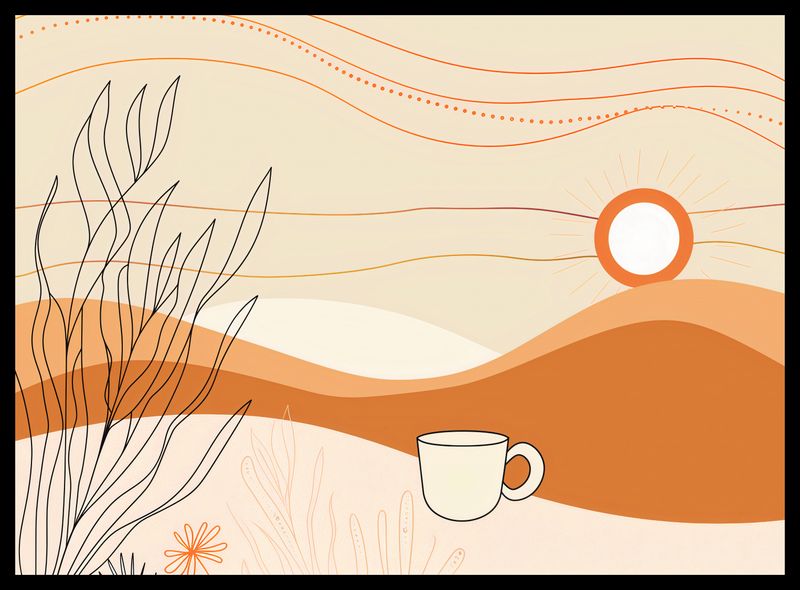 Plakat 55x40cm Ranna Pora zdjęcie 2